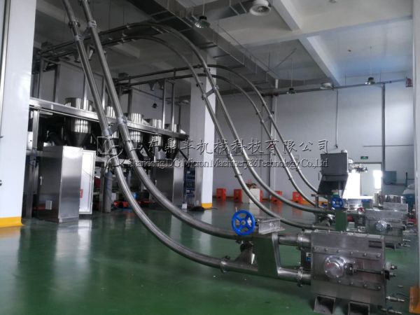 橡膠粉管鏈輸送機(jī)：粉體輸